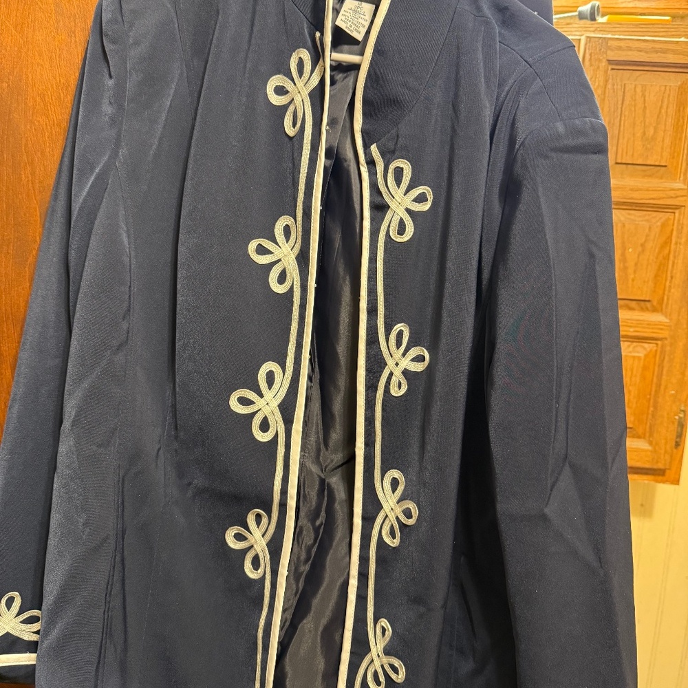 Metro style navy 2 piece suit